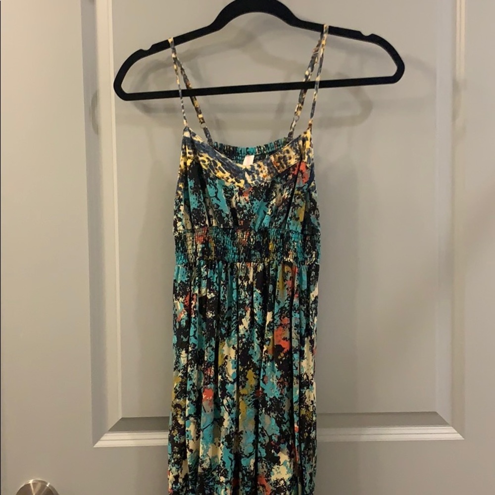 Multi-color casual dress